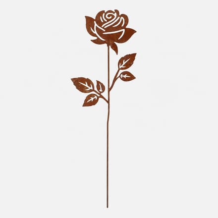 Corten stalen roos,decoratie,tuinsteker ,35 cm