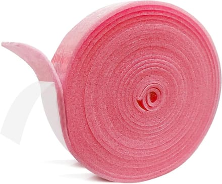 Isolatiestrip Rand - Afdektape Randisolatie - Ondergrond Isoleren - Sterke Viscositeit - 50 mm x 10 m - Roze