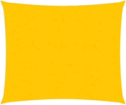 vidaXL - Zonnezeil - 160 - g/m² - 2x2 - m - HDPE - geel