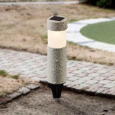 EGLO LED grondspies lamp Mino, grijs, IP44
