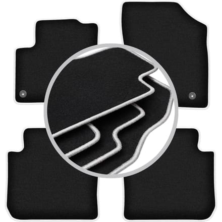 CARLUX-SILVER automatten voor: Citroen C3 Picasso minivan (2008-2017)
