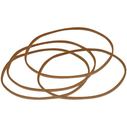 Elastiek Standard Rubber Bands 19 90x1.5mm 500gr 1480 stuks bruin