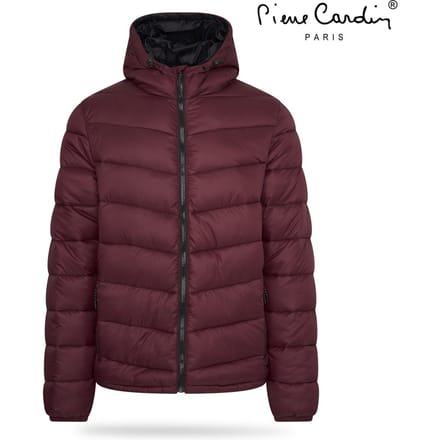 Pierre Cardin heren tussenjas/winterjas - bordeauxrood - maat M