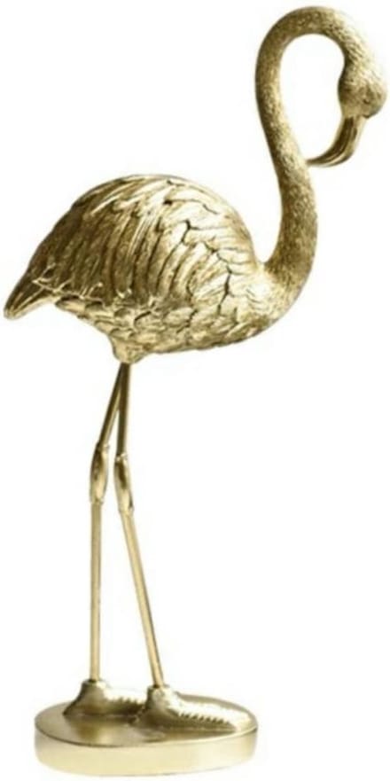Decoratief object Flamingo - Goud - H30 cm