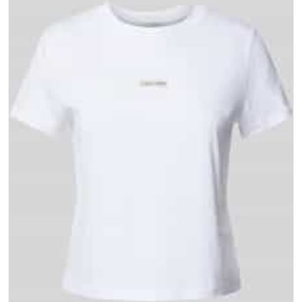 Regular fit T-shirt met labelpatch