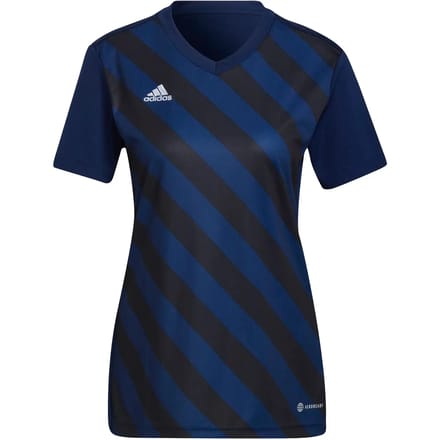 adidas Performance Entrada 22 Graphic Voetbalshirt - Dames - Blauw - 2XS