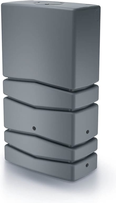 Prosperplast - Regenton Aqua Tower 350 liter - Grijs - inclusief kraantje