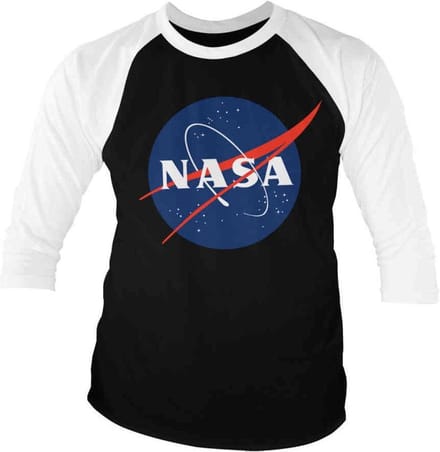 NASA Raglan top -S- Insignia Zwart/Wit