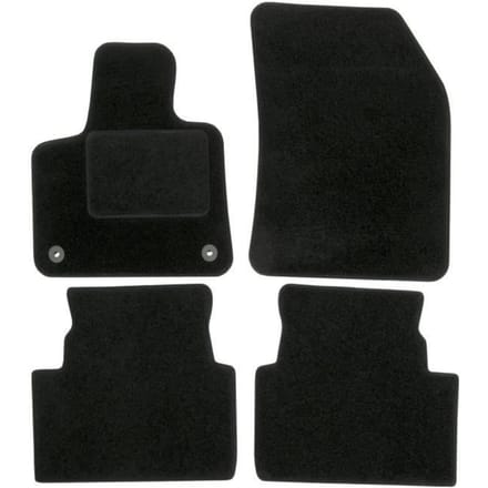 Tapis de sol - Citroën - C5 Aircross - Velours noir - Ajustement précis - Antidérapant