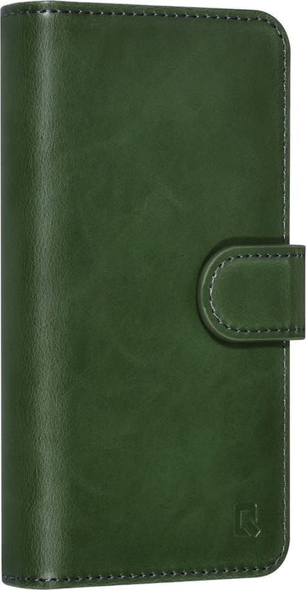 UNIQ Accessory 2 in 1 Groen iPhone 13 Mini Booktype en Backcover Pasjeshouder - Magneetsluiting