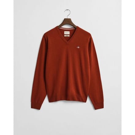 Gant Pullover Rood SUPERFINE LAMBSWOOL V-NECK 87212/623