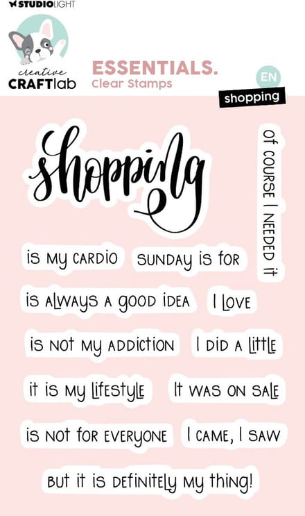 Clear stamps Shopping - Essentials nr. 758