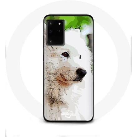 Case voor Samsung Galaxy S11 Plus Witte Samojeed Hond