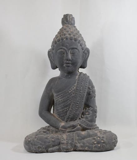 ZoeZo Design - Boeddha - zittend - beton - H 40 cm - Br 28 cm