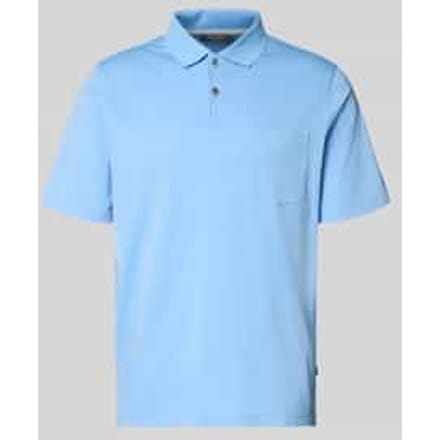 regular fit poloshirt met borstzak