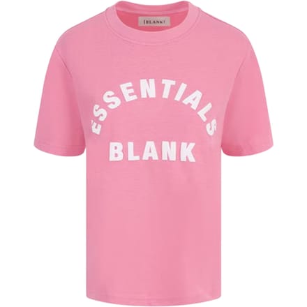 Blank Essentials Dames/Dames Oversized Vriend T-shirt (Pop Roze)