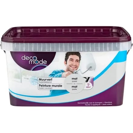 Decomode Muurverf Muurverf - Mat - Parel - 10l