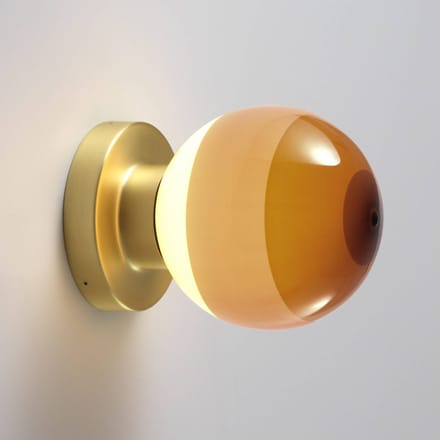 MARSET LED wandlamp Dipping Light A2, crème/messing