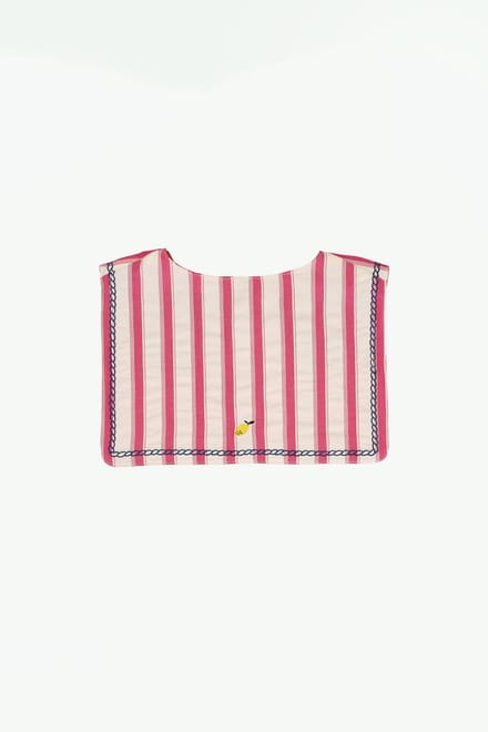 Sticky Lemon - zeeman kraag - pyjama strepen - eleanor roze