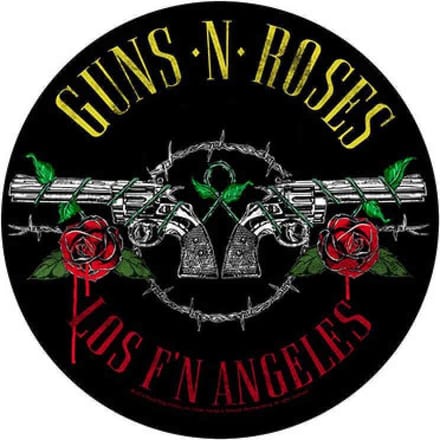 Guns N' Roses - Los F'N Angeles Rugpatch - Zwart
