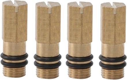 Set van 4 Wateraansluiting Afsluitpluggen M10 (10mm) voor Badkamer en Keukenkranen