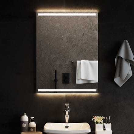 vidaXL - Badkamerspiegel - LED - 60x80 - cm
