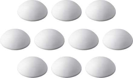 Zelfklevende Deurstoppers Wit - Set van 10 - Diameter 30 mm - Wandbescherming