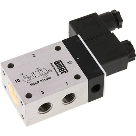 3/2 G1/4'' (G1/8'') Magneetventiel Extern 230V AC 0-10bar/0-140psi Airtec
