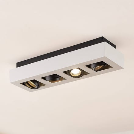 Arcchio - buitenspot - 4lichts - Aluminium - H: 8.5 cm - GU10 - wit