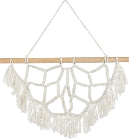 J-Line hanger Demi Mandala - katoen - wit