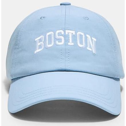 Stradivarius Sportieve Boston-pet met borduursel  Blauw OS