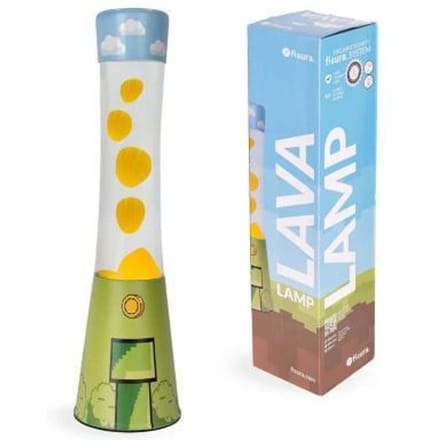 Lavalamp gamer met gele lava van Fisura