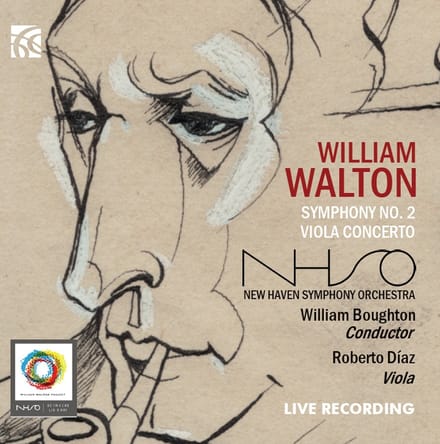 New Haven Symphony Orchestra, William Boughton - Walton: Symphony No. 2 | Viola Concerto (CD)