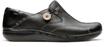Clarks Dames Instappers - Zwart - Maat 41