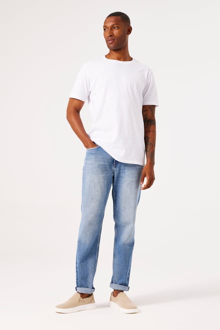 GARCIA Maurizio Heren Dad Fit Jeans Blauw