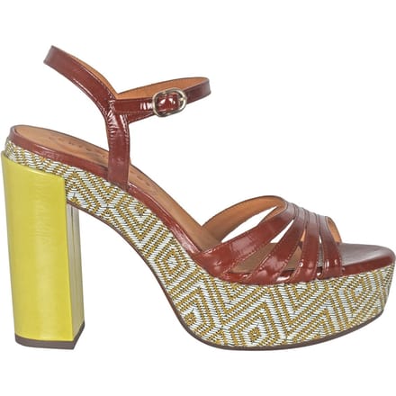 Chie Mihara - Sandalen - 451132 - Bruin / Geel