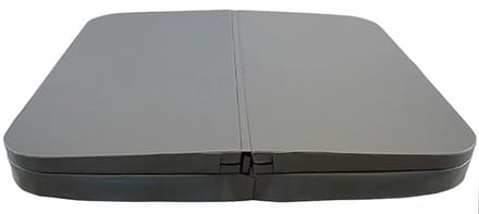 W'eau spacover 235 x 235 cm - Grijs - Radius 18 cm