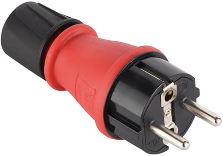 Maxtrack NV 48 L Stekker met randaarde Kunststof Zwart/rood IP54
