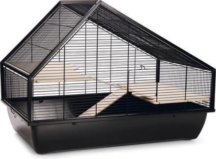 Beeztees - Knaagdierenkooi - Boas - 76x46x57 - cm - zwart