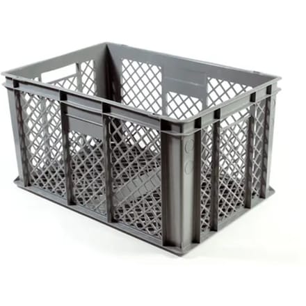Euronorm Cateringbak – 64 Liter, 600x400x320 Mm, Grijs