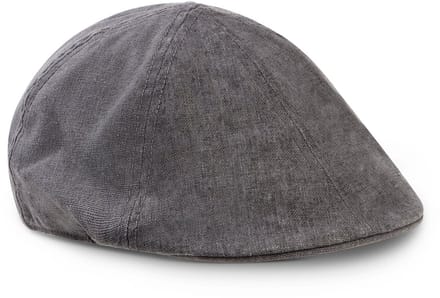 camel active Platte pet van linnenmix - Maat menswear-M - Donkerblauw