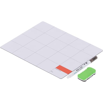 Tapis de projet magnétique, surface de travail réinscriptible, pliable, adsorption de pièces, outil manuel JMZ09 white