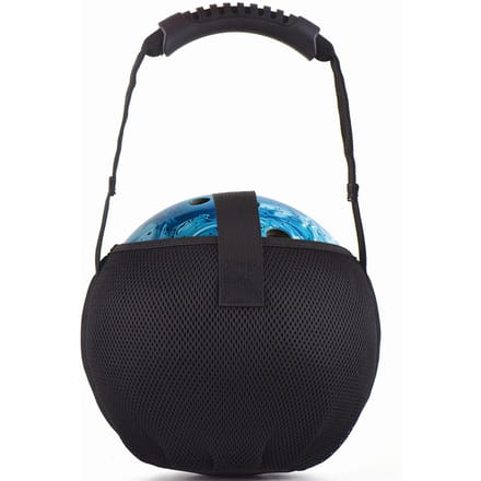 Draagbare Bowling Mesh Tas Enkele Bowlingtas met Versterkt Handvat zwart
