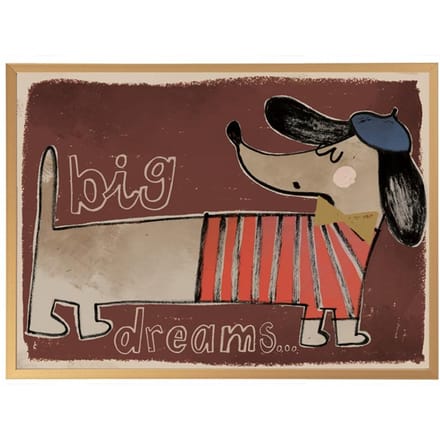 Studio loco poster Teckel 70 x 50 cm