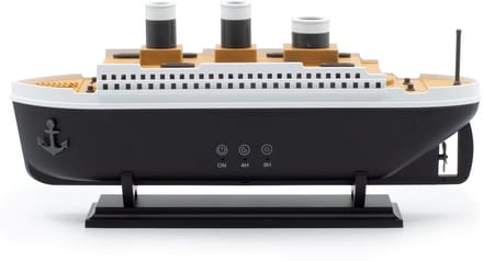 Scheepsmodel aromadiffuser met puff-effect en kleurveranderende LED