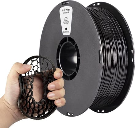 Flexibel TPU Filament 175mm 1kg Spoel - Flexibel 3D Printer Filament - Shore 95A - Zwart