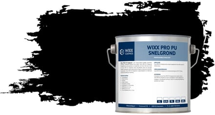 Wixx PRO PU Snelgrond - 20L - RAL 9005 | Gitzwart