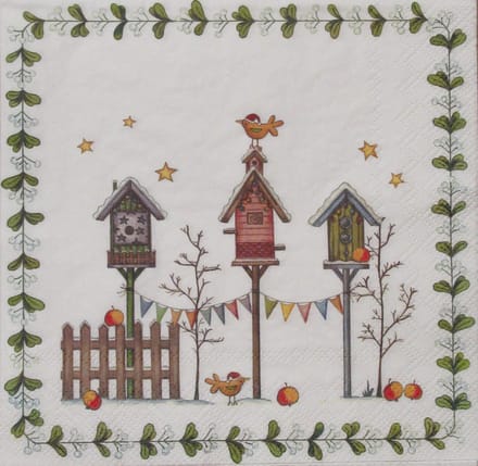 Servetten Little Bird's World 33 x 33 cm