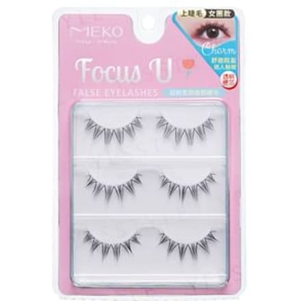 MEKO - Focus U Upper False Eyelashes Girls' Group Style 3 pairs