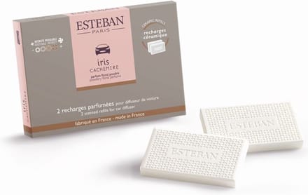 Esteban Classic Iris Cachemire Autoparfum navulling (2 stuks)